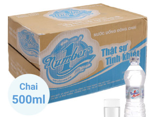 Nước uống tinh khiết NUMBER ONE 500ML