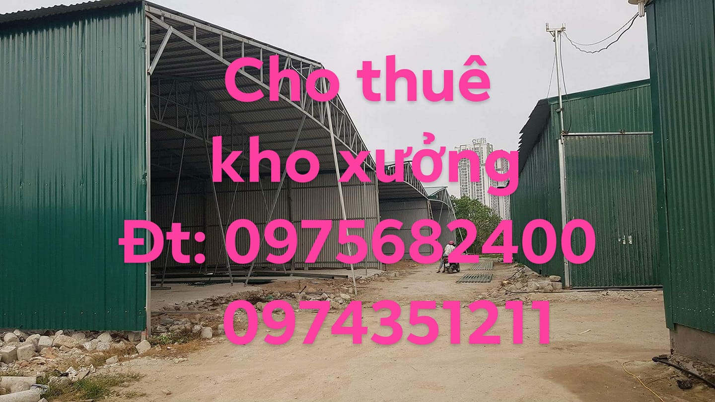 Chuyên cung cấp dịch vụ cho thuê kho bãi, nhà xưởng Hà Nội