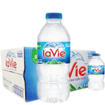 Thùng nước lavie 350ml giá bao nhiêu?